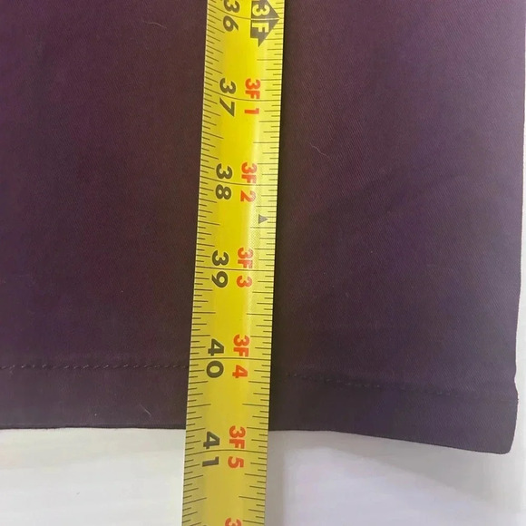 “Tommy Hilfiger” NWT Men’s Burgundy THFLEX Straight Leg Pants Size 30/30 - Picture 12 of 17